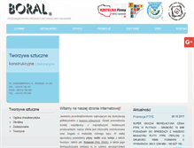 Tablet Screenshot of boral.pl